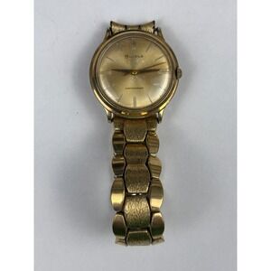 Vintage 1962 Bulova 10K RGP Men's Watch M2 Waterproof Anti-Magnetic Runs